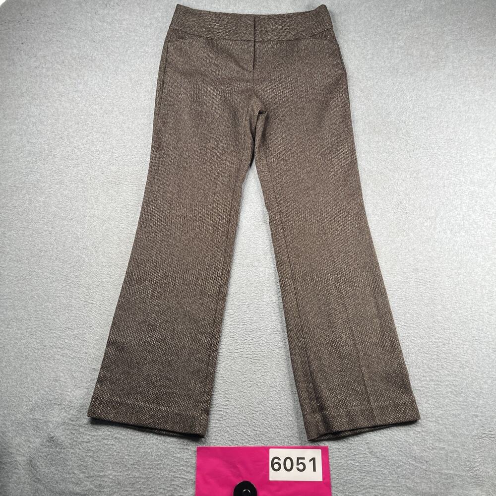 Ann Taylor Loft Pants Brown Woven Casual Classic Office Womens Size 4